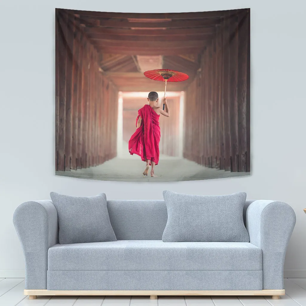 Young Monk Tapestry